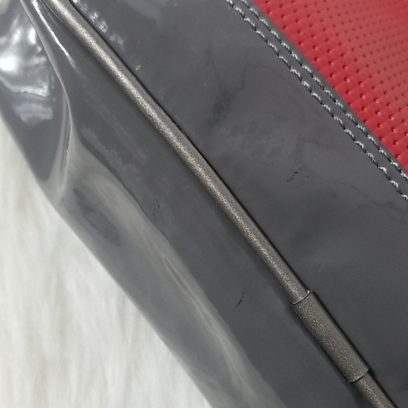 MISHAL KATZ SHOULDER BAG RED AND GRAY - Picture 4 of 8